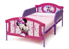 Delta Children 3D Twin Bed Left View With Guardrails a2a