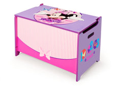 Delta Children  Minnie Mouse Wooden Toy Box, Left Angle a2a