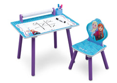 Delta Children Frozen Activity Desk with Paper Roll with Props a3a